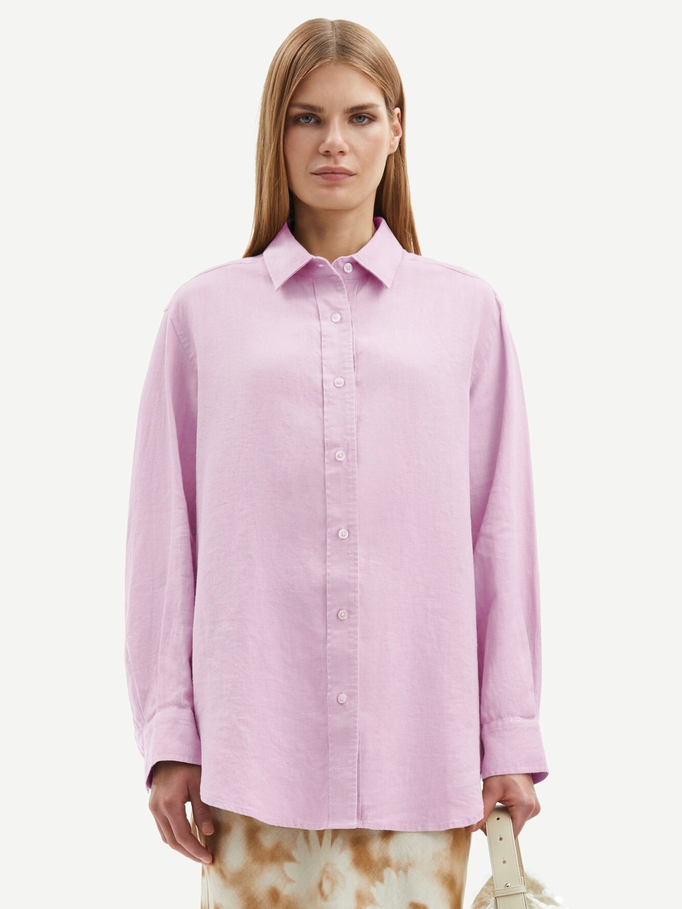 Samsoe Samsoe Salova Shirt Lilac Snow