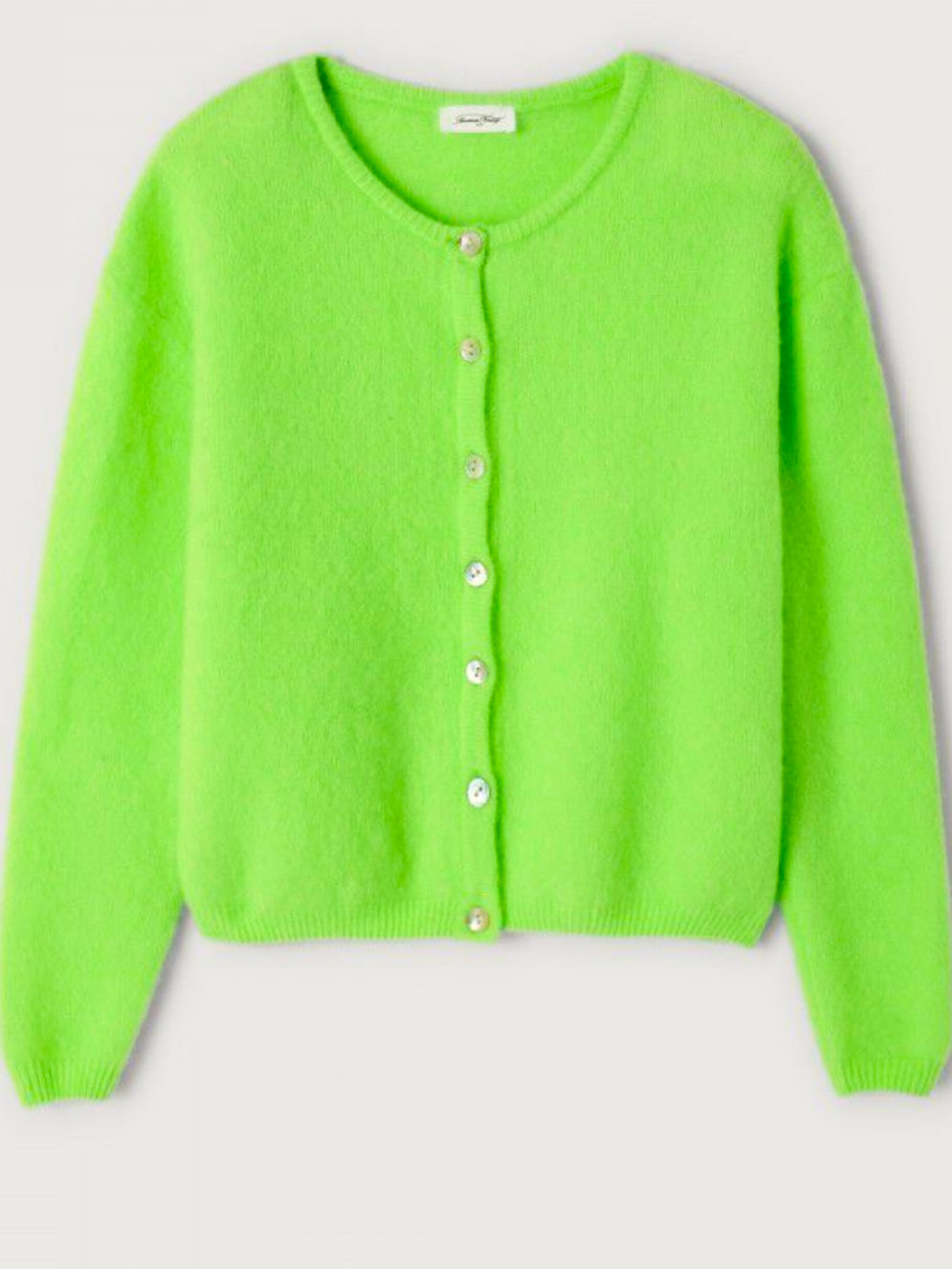 American Vintage Vitow Cardigan Apple Fluro