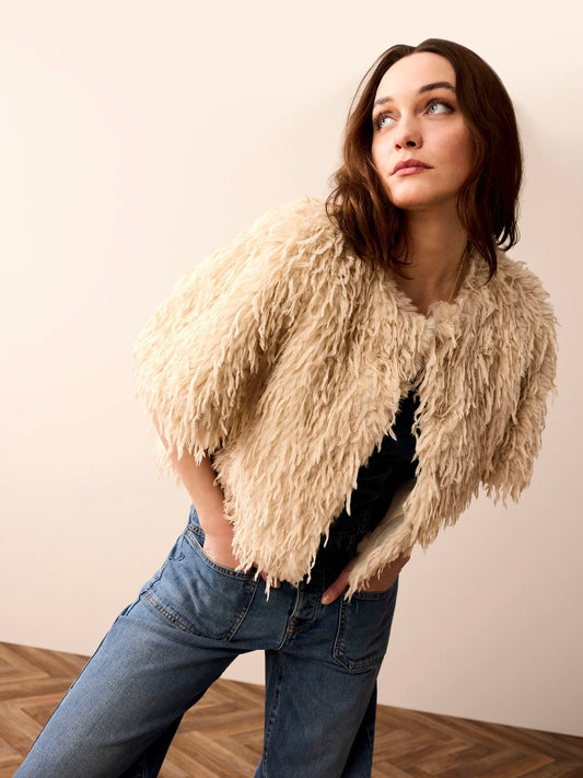 Summum Faux Feather Jacket