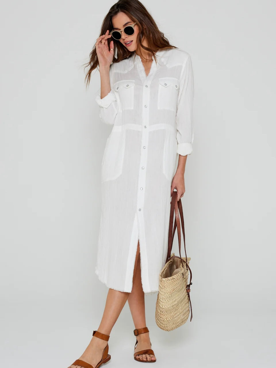 FIVE Rurik White Dress