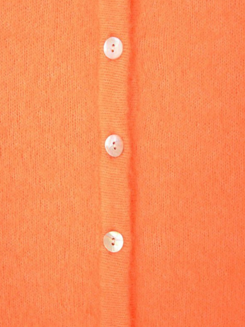 American Vintage Vito Cardigan-Carrot Fluro