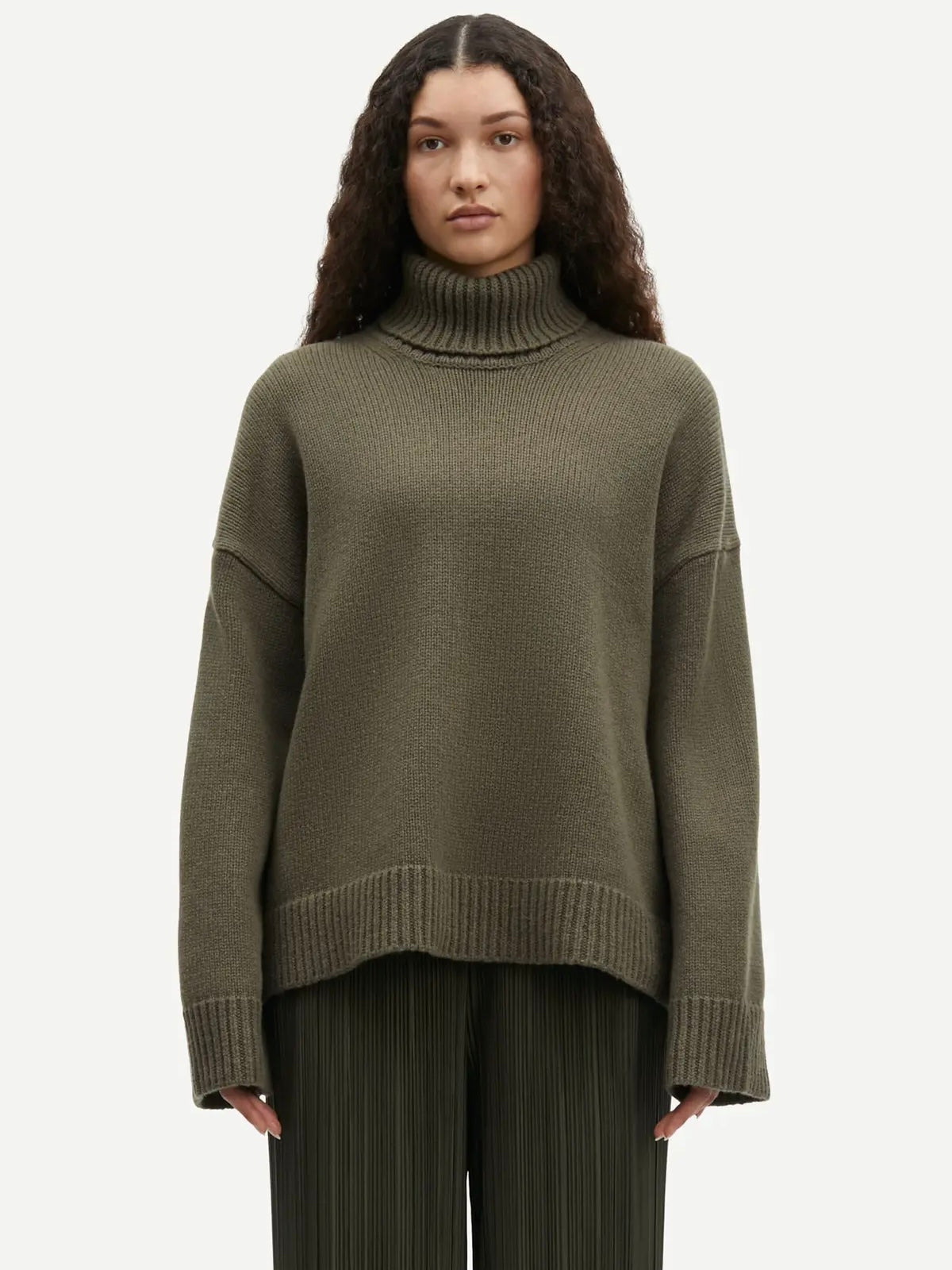 Samsoe Samsoe Keik Turtleneck-Sea Turtle