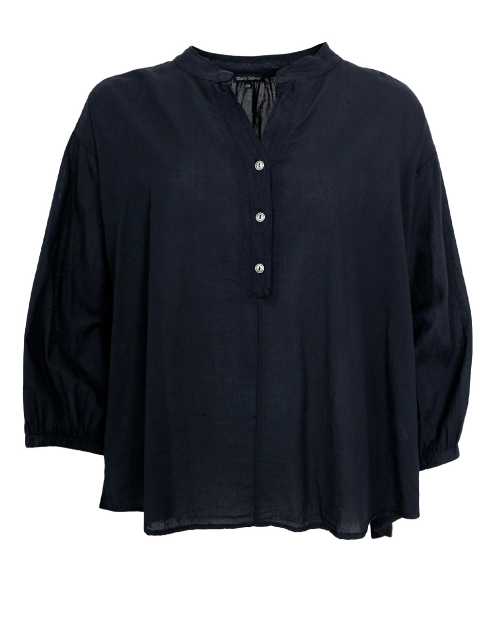 Black Colour Ollie Blouse-Black