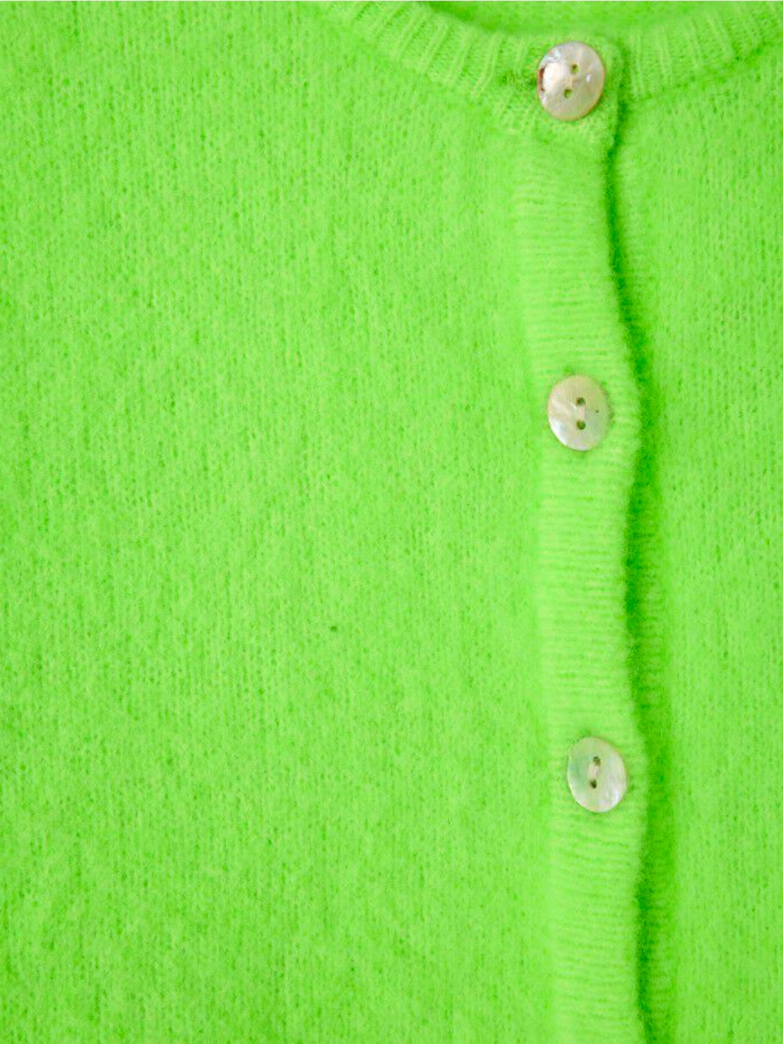 American Vintage Vitow Cardigan Apple Fluro