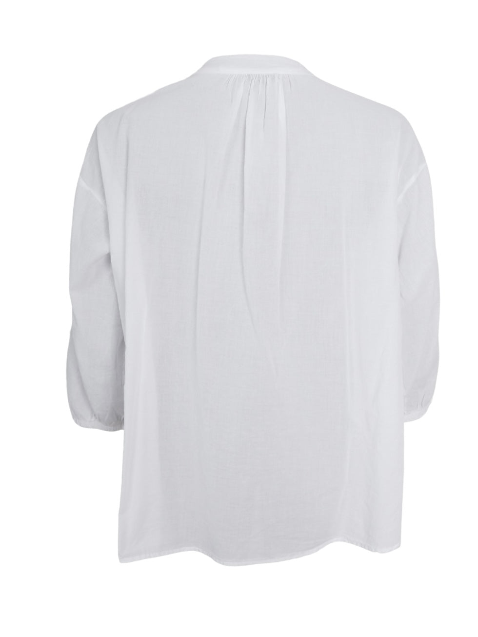 Black Colour Ollie Blouse-White