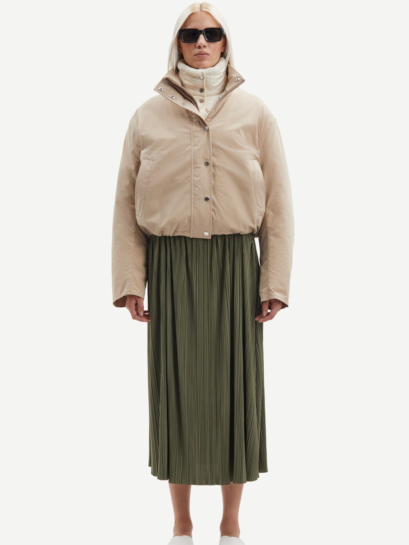 Samsoe Samsoe Uma Skirt Dusty Olive