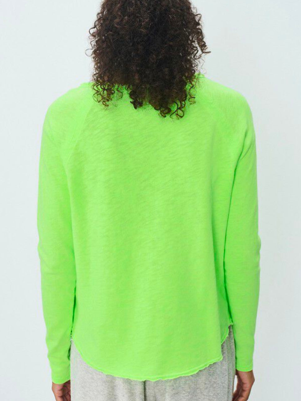 American Vintage Sonoma long sleeve top Apple Fluro