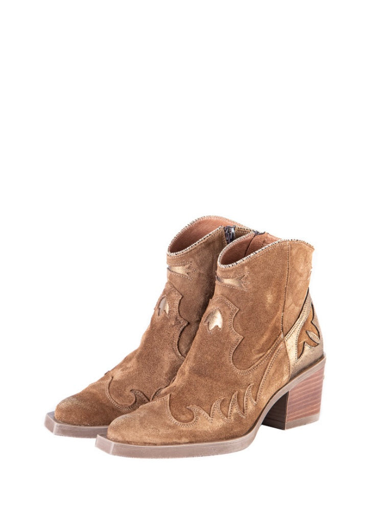 Nemonic Atlanta Ankle Boots Tobacco