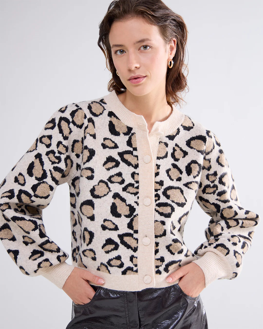 Summum Leopard Cardigan