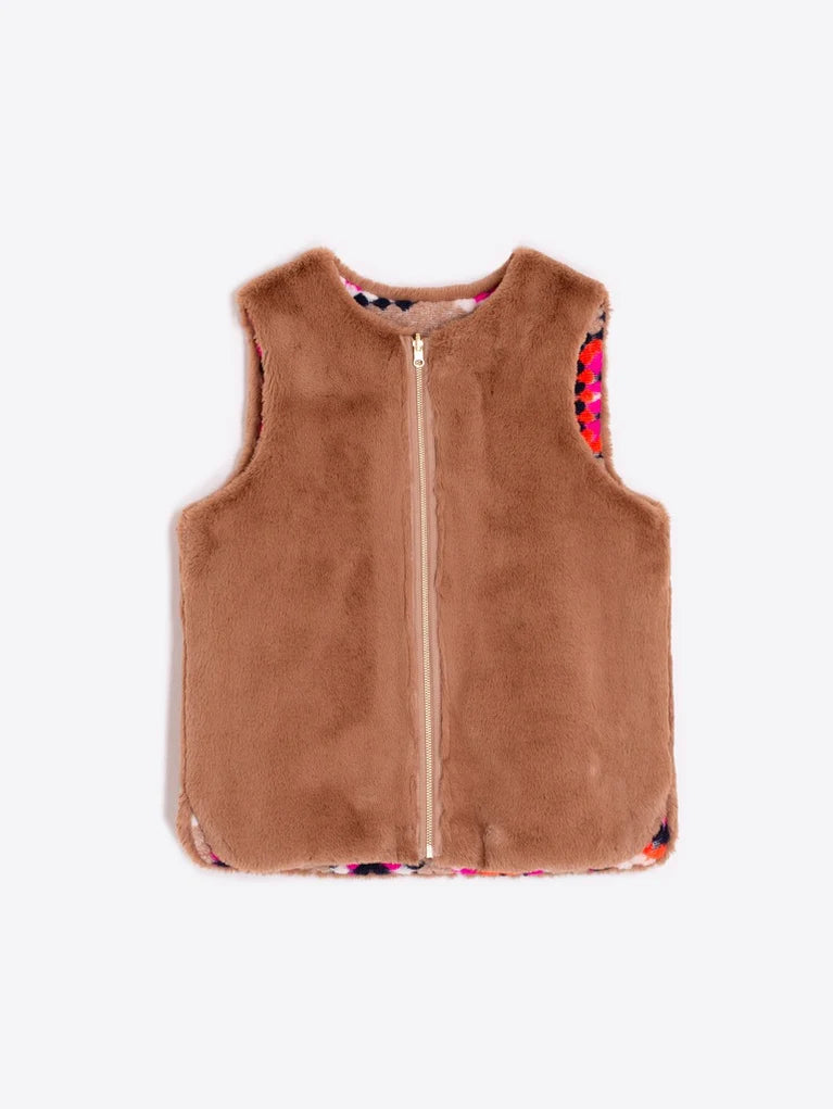 Vilagallo Reversible Crochet Vest