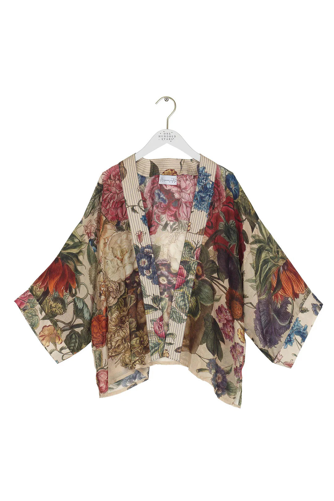 One Hundred Stars Primula Stone Kimono