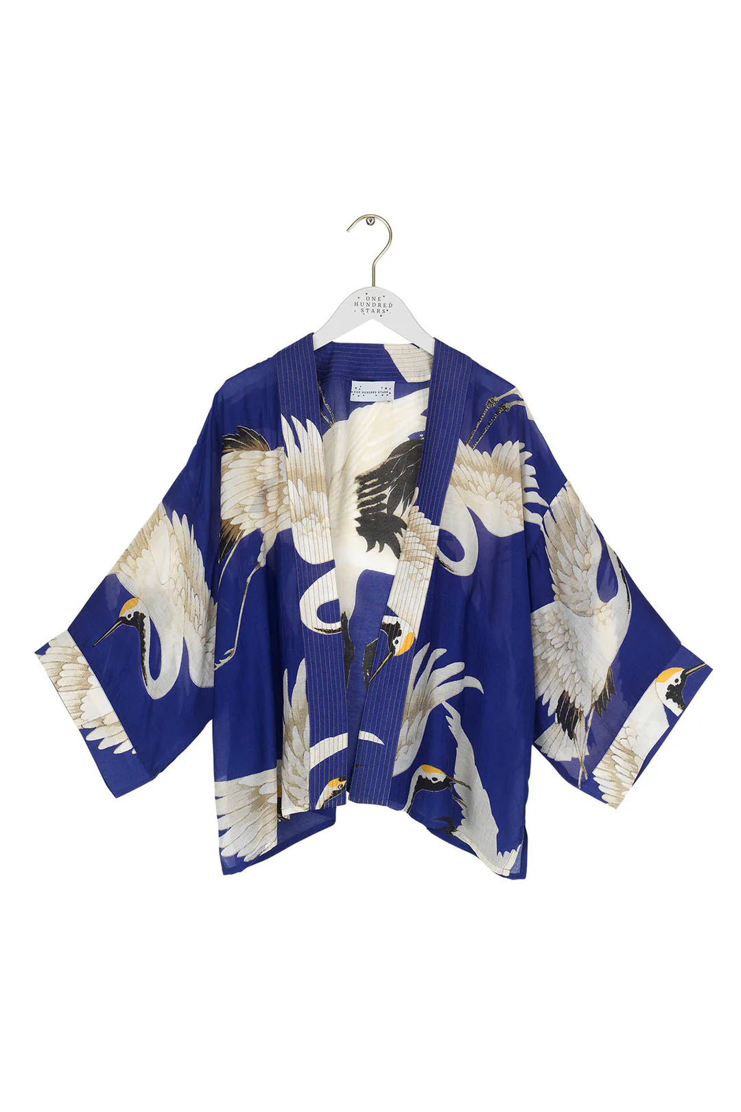 One Hundred Stars Kimono Stork Royal Blue