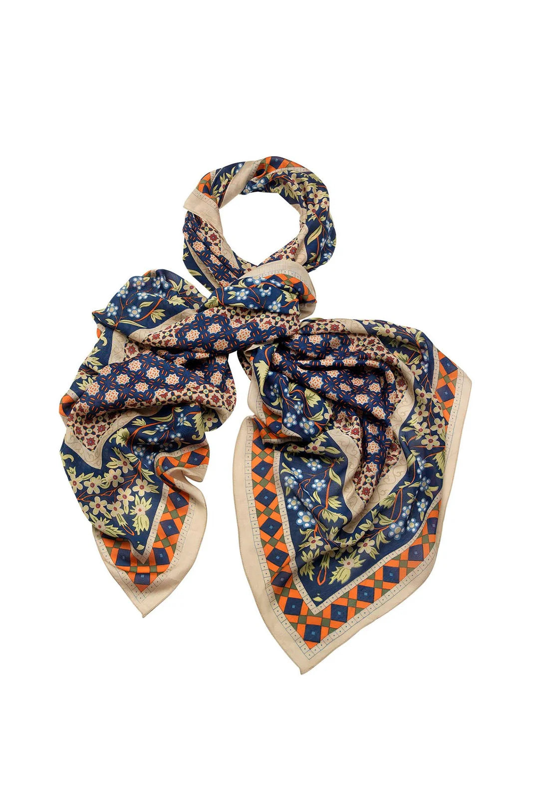 One Hundred Stars Moorish Blue Scarf