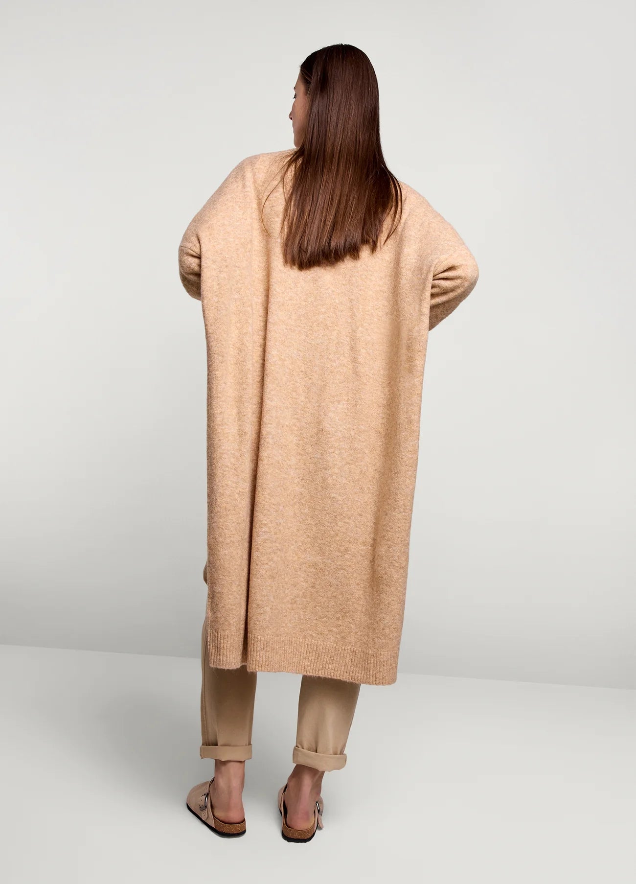 Summum Long Cardigan Latte