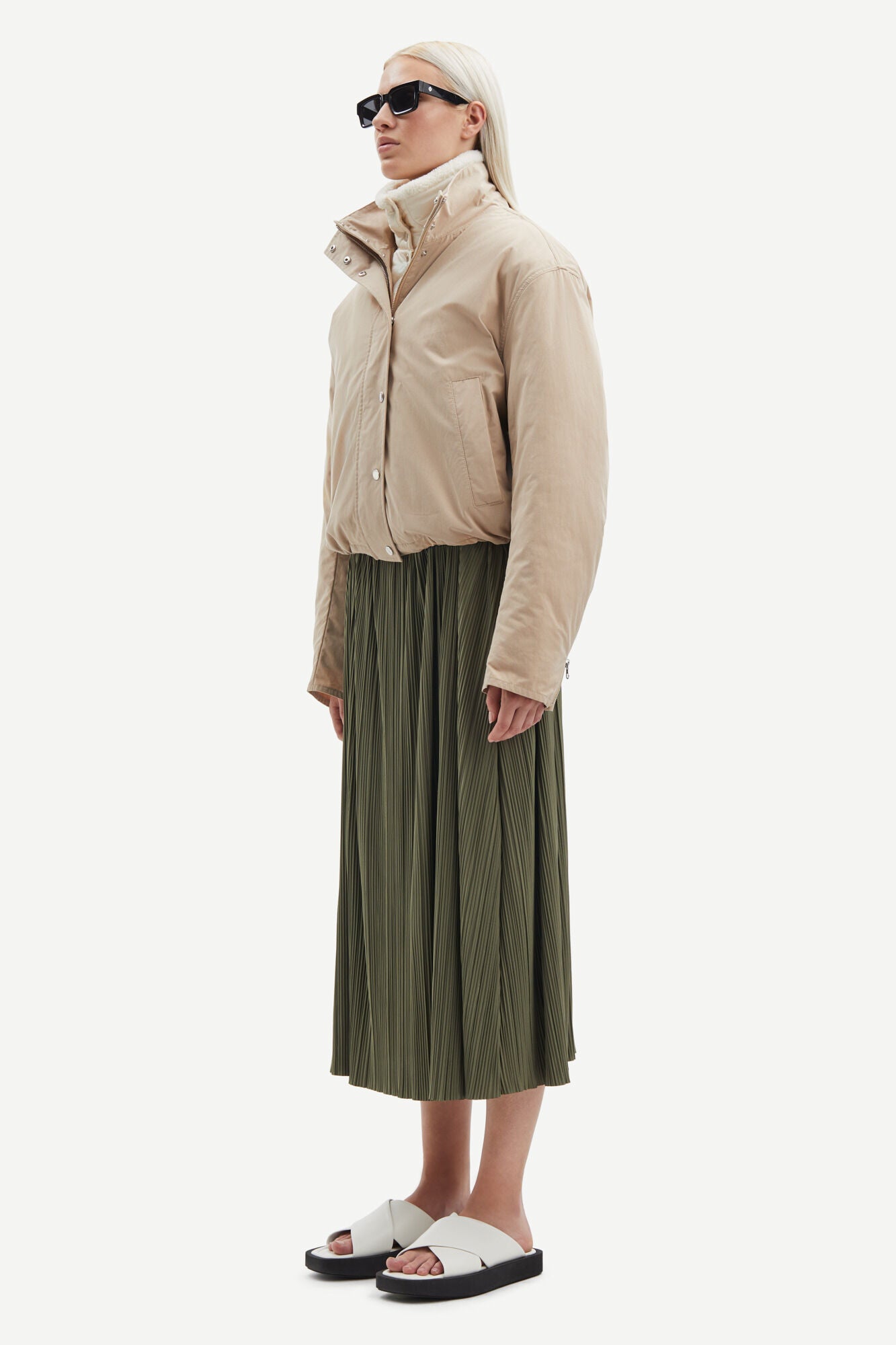 Samsoe Samsoe Uma Skirt Dusty Olive