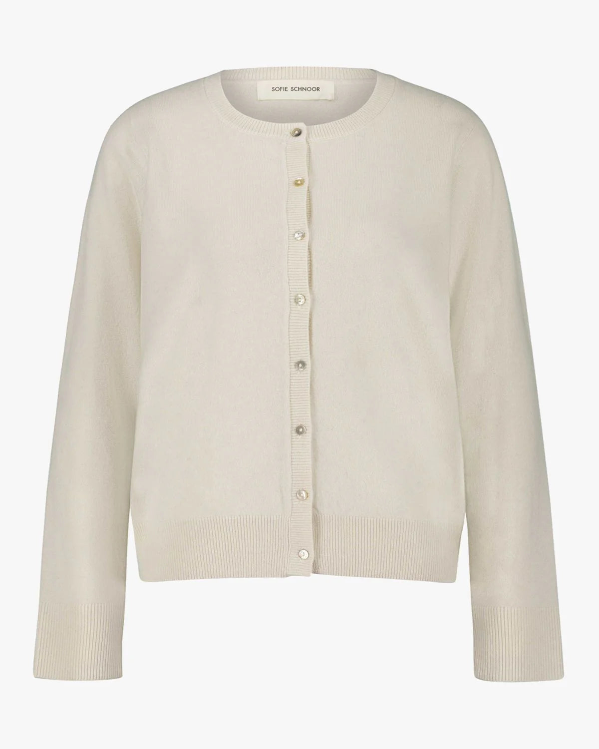 Sofie Schnoor Merino Wool Cardigan- Off White