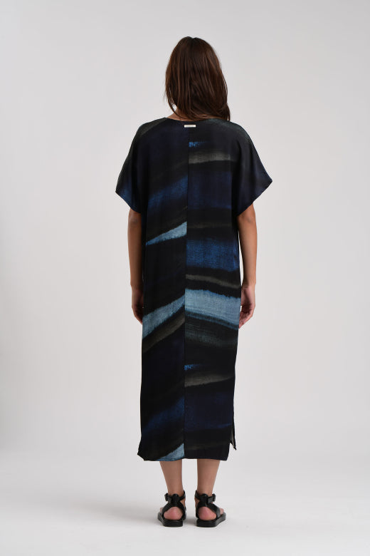 Humility Babeam Navy Print Dress